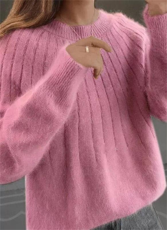 Dollie - Flauschiger Kaschmir-Strickpullover