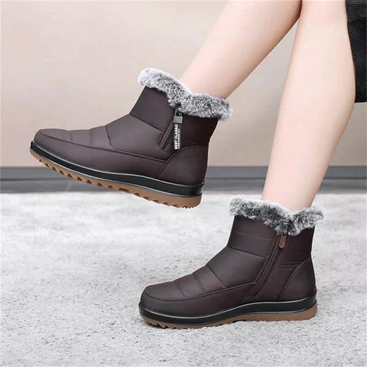 Holly - Winterfeste warme Wollstiefel für Frauen