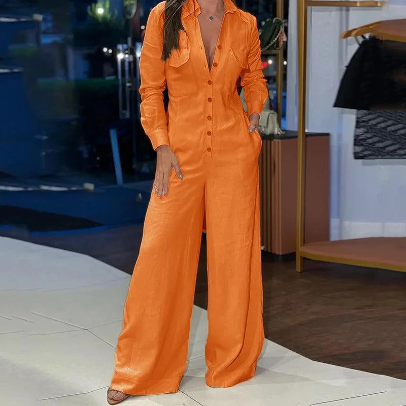 Florence - Langärmeliger Jumpsuit